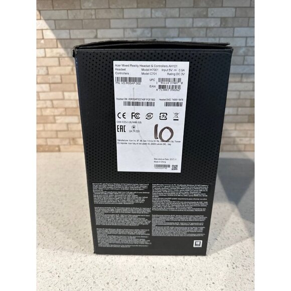 Acer Windows Mixed Reality Headset & Controllers Ah101 new open box - Picture 6 of 7